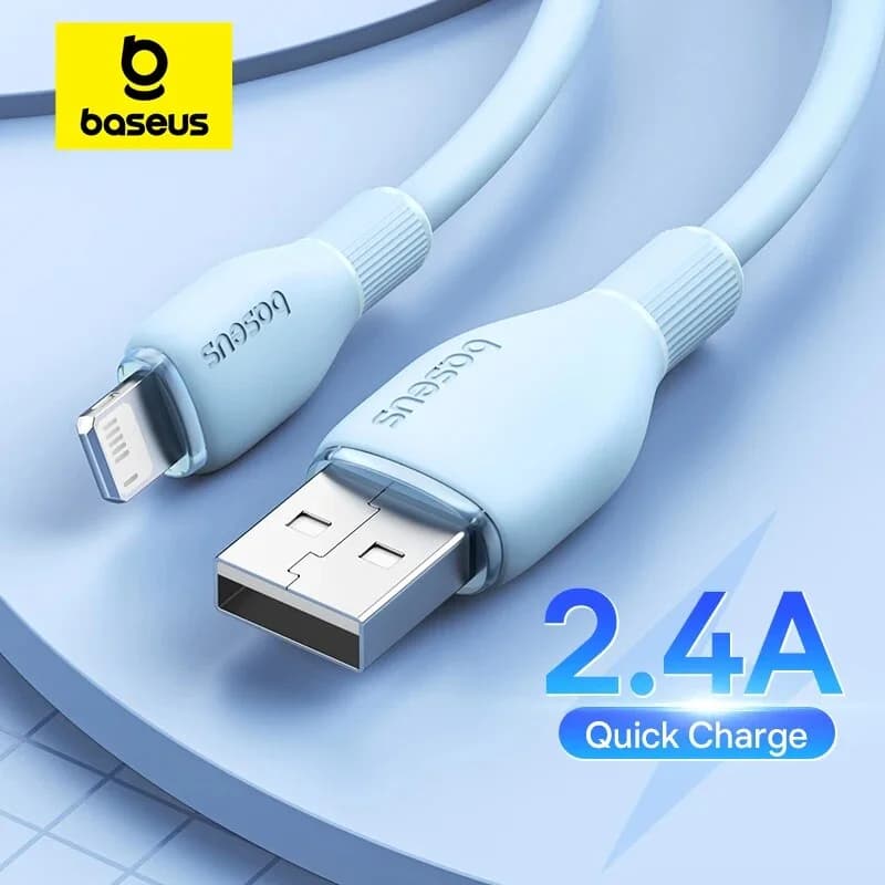 Cavo USB TPE Ricarica Rapida 2.4A per iPhone e iPad
