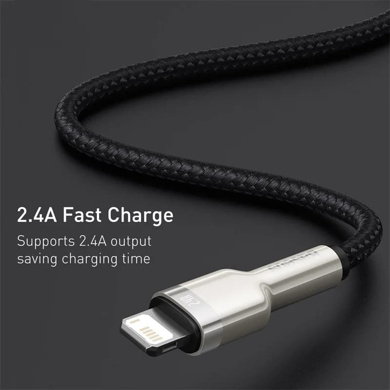 Cavo di ricarica rapida USB-A a Lightning da 2,4A
